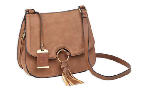 Soft Gun Cases Bulldog Cases BULLDOG CROSS BODY PURSE CAMEL SUEDE • Model: 